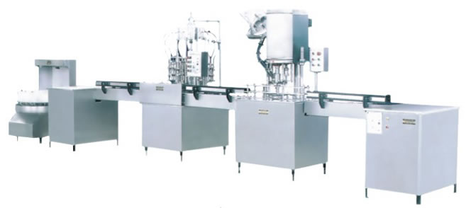 Straight-line Negative Pressure Washing Filling Capping Production Line
